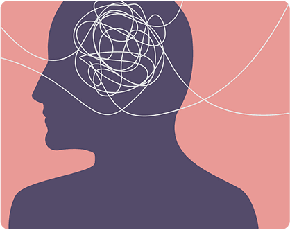Illustration highlighting the need for mental health support